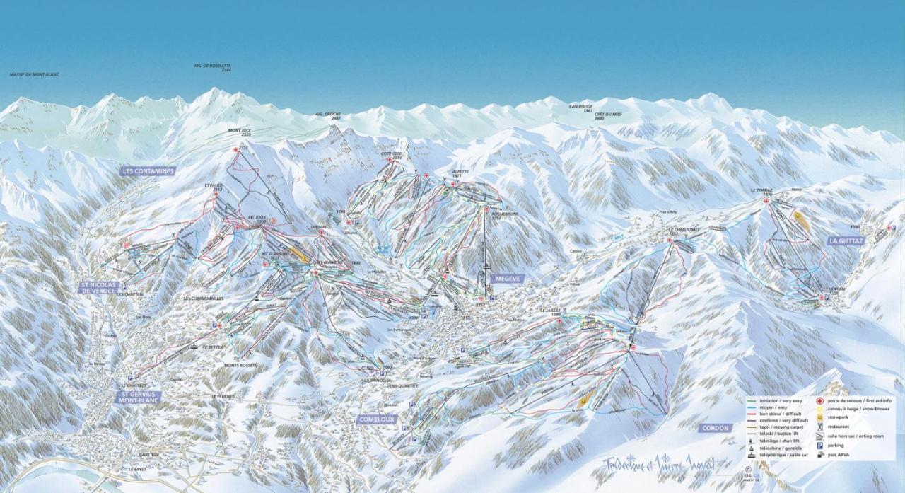 Apartament Coeur Des Alpes Combloux Zewnętrze zdjęcie